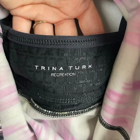 Trina Turk Recreation Women’s Moisture Wicking Mesh Racerback Tank Small - Picture 7 of 14